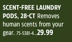 Canadian Tire SCENT-FREE LAUNDRY PODS, 28-CTR offer