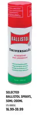 Canadian Tire SELECTED BALLISTOL SPRAYS, 50ML-200ML offer