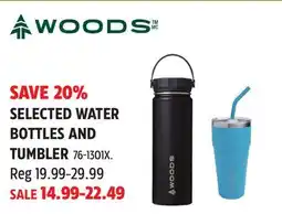 Canadian Tire SELECTED WATER BOTTLES AND TUMBLER offer