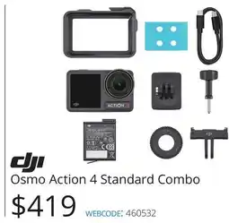 Vistek DJI Osmo Action 4 Standard Combo offer