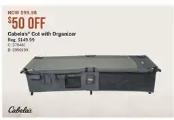 Cabela's Cabela's Cot with Organizer offer