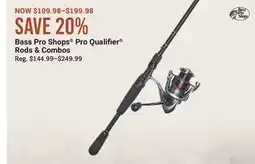 Cabela's Bass Pro Shops Pro Qualifier Rods & Combos offer