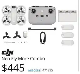 Vistek Dji Neo Fly More Combo offer