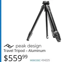 Vistek Travel Tripod - Aluminum offer