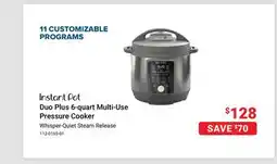 Visions Electronics Instant Pot Duo Plus 6-quart Multi-Use Pressure Cooker offer