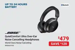 Visions Electronics Bose QuietComfort Ultra Over-Ear Noise Cancelling Headphones offer