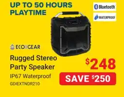 Visions Electronics Rugged Stereo Party Speaker offer