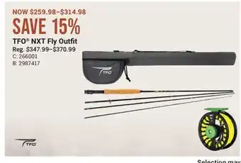 Cabela's TFO NXT Fly Outfit offer
