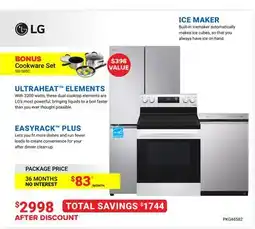 Visions Electronics LG Appliance Package offer