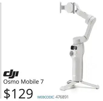 Vistek DJI Osmo Mobile 7 offer
