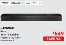Visions Electronics Bose Smart Soundbar offer