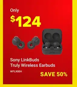 Visions Electronics Sony LinkBuds Truly Wireless Earbuds offer