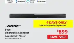 Visions Electronics Bose Smart Ultra Soundbar offer