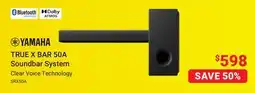 Visions Electronics YAMAHA TRUE X BAR 50A Soundbar System offer