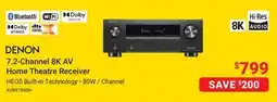 Visions Electronics DENON 7.2-Channel 8K AV Home Theatre Receiver offer