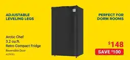 Visions Electronics Arctic Chef 3.2 cu. ft. Retro Compact Fridge offer