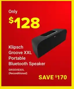 Visions Electronics Klipsch Groove XXL Portable Bluetooth Speaker offer
