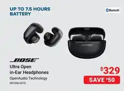 Visions Electronics Bose Ultra Open in-Ear Headphones offer