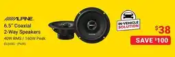 Visions Electronics ALPINE 6.5 Coaxial 2-Way Speakers offer