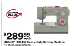 Michaels SINGER HD4452 Heavy-Duty Sewing Machine offer
