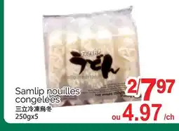 T&T Supermarket SAMLIP NOUILLES CONGELÉES, 250GX5 offer