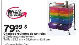 Michaels Chariot à roulettes de 12 tiroirs offer
