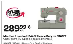 Michaels Machine à coudre HD4452 Heavy-Duty de SINGER offer