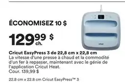 Michaels EasyPress 3 de 22,8 cm x 22,8 cm Cricut offer