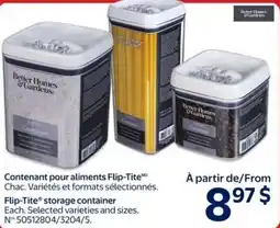 Walmart Flip-Tite storage container offer
