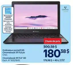 Walmart Gateway Chromebook 311 11.6" HD offer