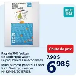 Walmart Pen+ gear multi-purpose paper offer