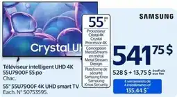 Walmart SAMSUNG 55" 55U7900F 4K UHD Smart TV offer