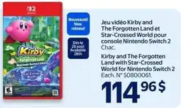 Walmart Kirby and The Forgotten Land with Star-Crossed World for Nintendo Switch 2 offer