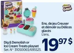 Walmart Dig & Demolish or Ice Cream Treats playset offer