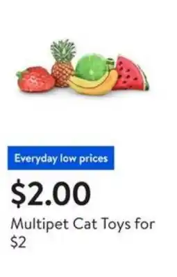 Walmart Multipet cat toys offer