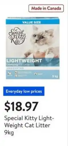 Walmart Special Kitty Light- Weight Cat Litter offer