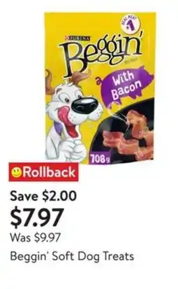 Walmart Beggin' Soft Dog Treats offer