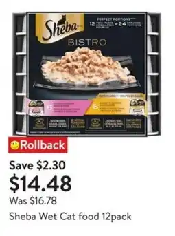 Walmart Sheba Wet Cat food offer