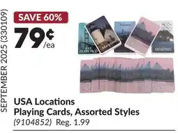 Princess Auto USA Locations Playing Cards, Assorted Styles offer