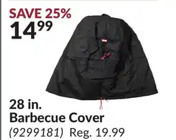 Princess Auto 28 in. Barbecue Cover offer