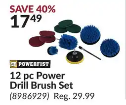 Princess Auto 12 pc Power Drill Brush Set offer