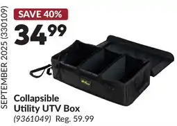 Princess Auto Collapsible Utility UTV Box offer