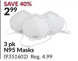 Princess Auto 3 pk N95 Masks offer