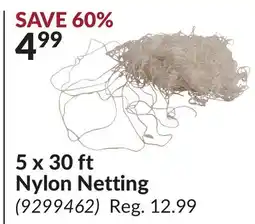 Princess Auto 5 x 30 ft Nylon Netting offer