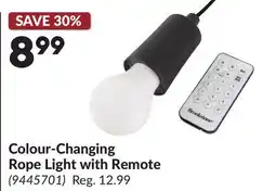 Princess Auto Colour-Changing Rope Light with Remote offer