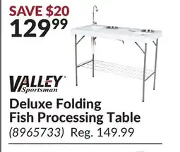 Princess Auto Deluxe Folding Fish Processing Table offer