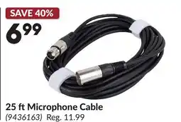 Princess Auto 25 ft Microphone Cable offer