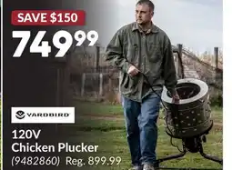 Princess Auto 120V Chicken Plucker offer