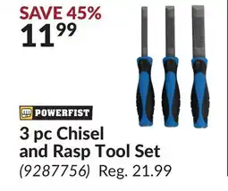 Princess Auto 3 pc Chisel and Rasp Tool Set offer
