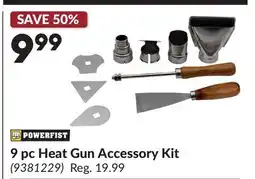Princess Auto 9 pc Heat Gun Accessory Kit offer